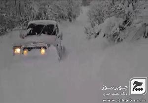 هوای برفی یافتن پیرمرد گمشده در ارتفاعات تالش را دشوار کرد