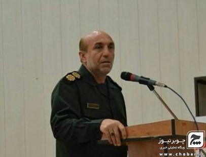 سرهنگ فردین عباس زاده جانشین فرمانده سپاه ناحیه آستارا شد
