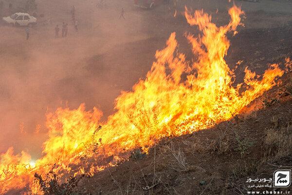 آتش‌سوزی مراتع تالش مهار شد
